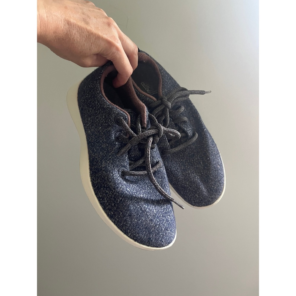 Allbirds Wool Runners Womens 7 Navy Blue Athletic Sneakers Casual Comfort Shoes